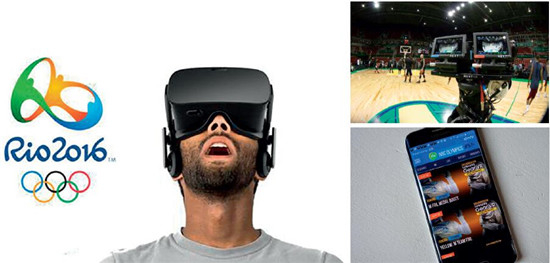 里约热内卢奥运会向观众提供超过7000小时的VR视频服务，这是VR技术首次在奥运会上得以应用。