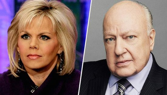 格雷琴-卡尔森（Gretchen Carlson）（左）和罗杰-艾尔斯（Roger Ailes）（右）