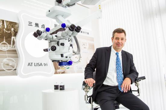 蔡司中国总裁兼首席执行官Maximilian Foerst