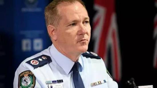 ▲南威尔士州警察局局长Mick Fuller（图片来源：《澳大利亚人》）