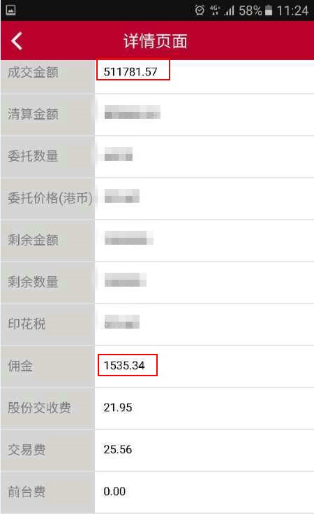 深港通佣金