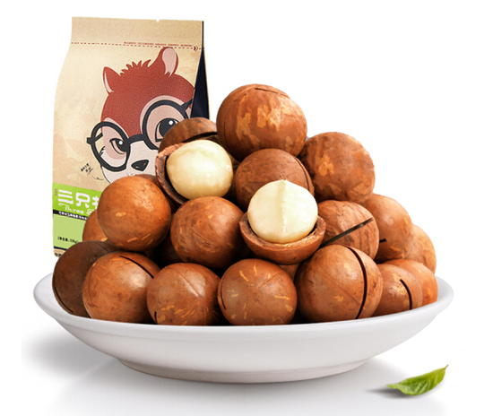 ▲三只松鼠&nbsp; 夏威夷果