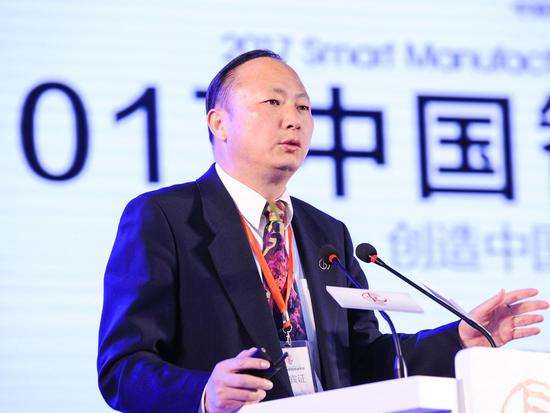 图为远大集团党委书记、副总裁、一带一路办公室主任丁元刚（刘东 摄）