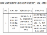 江西安福农村商业银行被罚180万元：违规发放个人贷款等