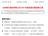 北京银行：拟每股派发现金股利0.278元（含税）