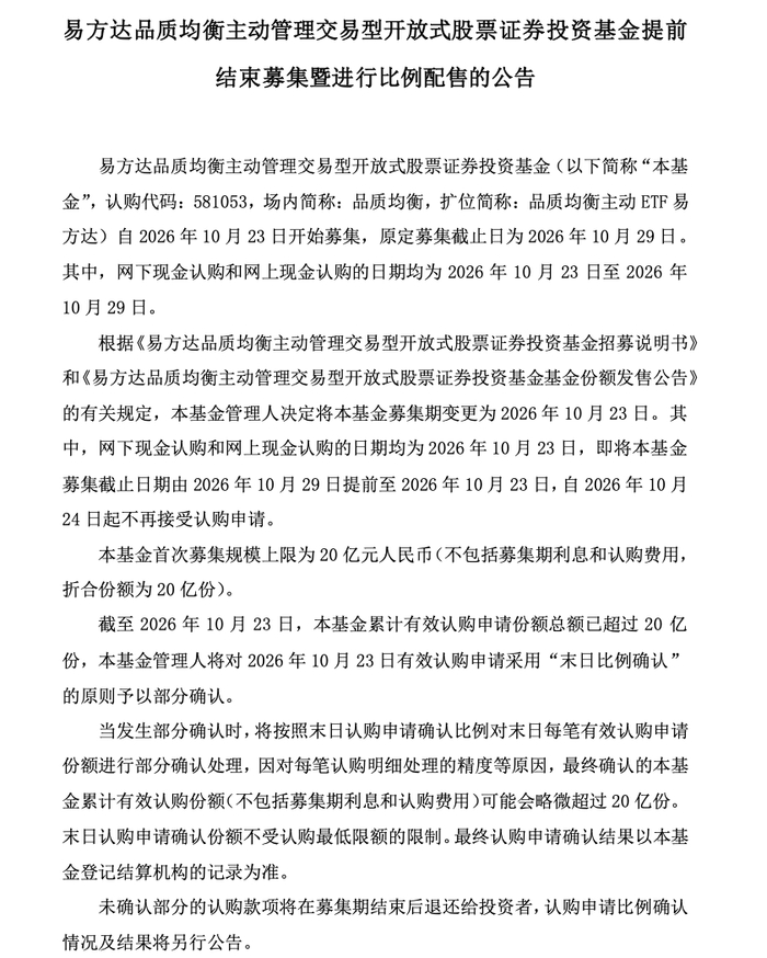来源：基金公告