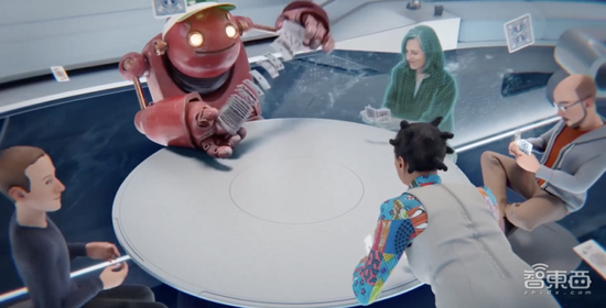 ▲Meta宣传视频中的元宇宙