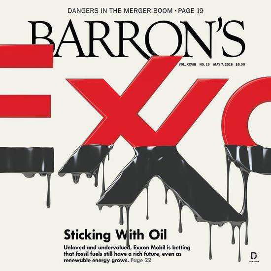 图为《巴伦周刊》杂志封面