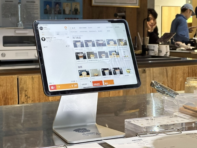 iPad出现在店铺前台
