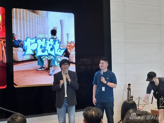 张亚东来到活动现场