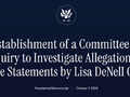 白宫宣布成立委员会 调查美联储官员库克涉嫌发表虚假陈述的指控