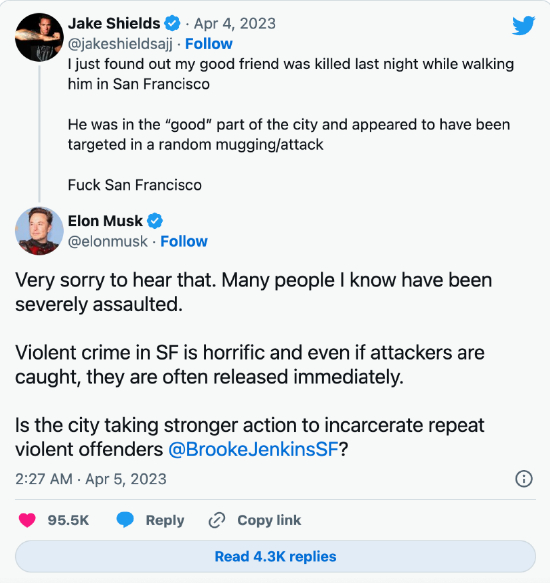 （马斯克施压旧金山检察官采取措施）