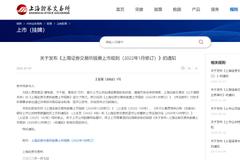 上交所发布《上海证券交易所股票上市规则（2022年1月修订）》