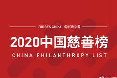 2020福布斯中国慈善榜(搜索版)