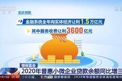 央行：全年人民币贷款增加近20万亿元 2020年信贷结构显著改善