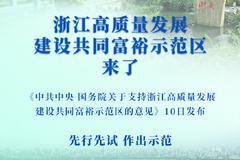 中共中央 国务院关于支持浙江高质量发展建设共同富裕示范区的意见(全文)