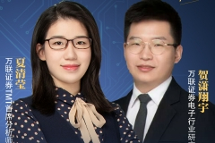 万联电子夏清莹、贺潇翔宇：新能源、智能化是未来，消费性预期修复趋势上行