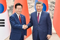 习近平同韩国总统李在明举行会谈