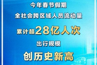 规模创历史新高！今年春节假期超28亿人次跨区域出行