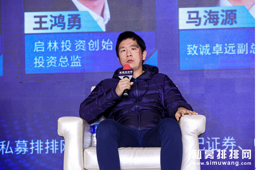 王鸿勇 启林投资创始人、投资总监