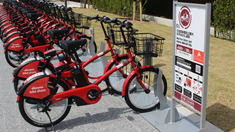 东京共享电踏车存取点