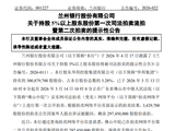 兰州银行：华邦集团所持近3亿股二次司法拍卖启动