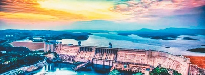 南水北调中线工程水源地丹江口水库。 　　南水北调中线建管局供图