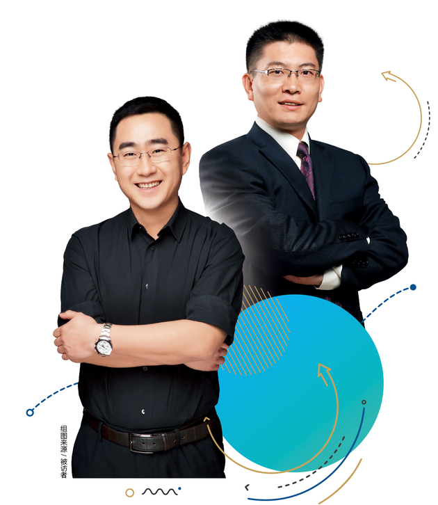 　　关伟（右）是联想集团合肥基地联宝科技首任CEO；丁晓辉（左）认为联宝科技之所以能克服困难，一个重要原因是够快。