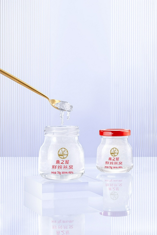 图：燕之屋金标鲜炖燕窝70g新包装