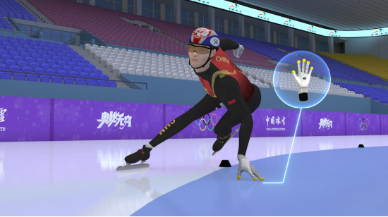 （3D+AI技术清晰还原运动员弯道特写动作）