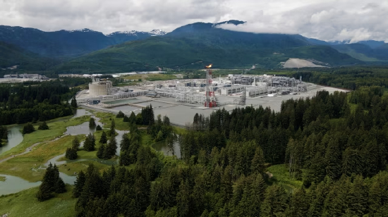 位于不列颠哥伦比亚省的壳牌加拿大液化天然气（LNG Canada）项目。公司预计新建设施将于 21 世纪 30 年代初投产。