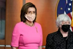  Pelosi said the US House of Representatives will pass 550 billion dollars of infrastructure bill this week