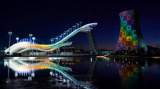 首钢冷却塔，冬奥飞天大跳台