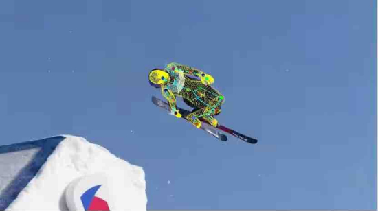 （3D+AI技术还原运动员三维骨架）