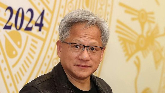 英伟达CEO黄仁勋。视觉中国&nbsp;图