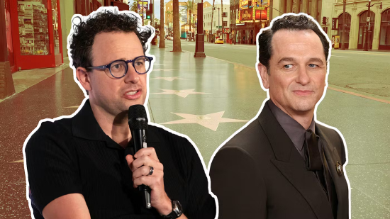 Anthropic 首席执行官达里奥·阿莫迪，以及有望在电影中饰演他的马修·瑞斯。