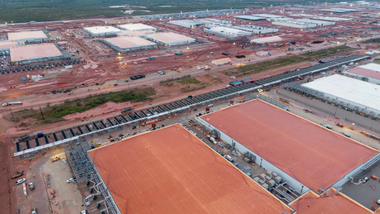 2025 年 9 月，位于得克萨斯州阿比林的星门 AI 数据中心。