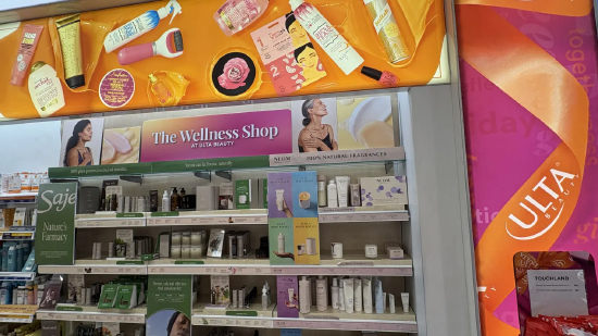 乌尔塔美妆正在扩大康养专区，引入更多健康向品牌，为相关产品分配更多货架空间。