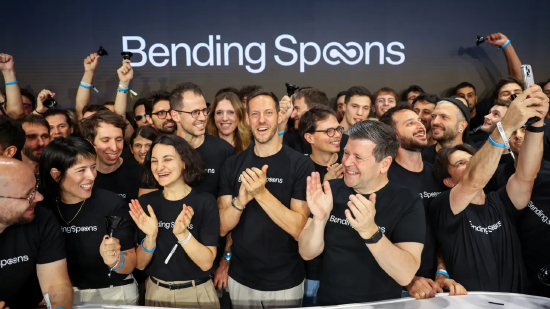 2026 年 7 月 1 日（周三）美国纽约纳斯达克交易大厅，Bending Spoons 联合创始人马特奥・达涅利出席公司 IPO 上市仪式