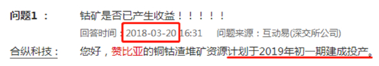 截图来自投资者互动平台