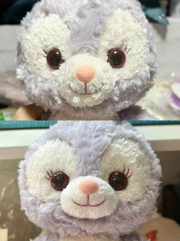 修容前后对比 受访者供图