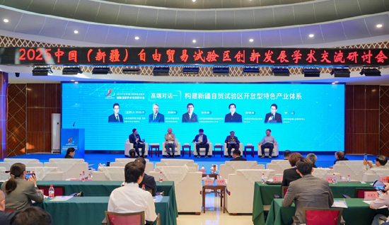 “构建新疆自贸试验区开放型特色产业体系”高端对话环节