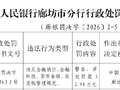 河北大厂农村商业银行被罚32.94万元：违反金融统计、金融科技、货币金银、反洗钱管理规定