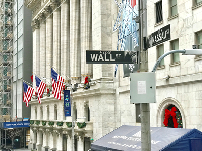 （华尔街街景 摄/魏天谌）