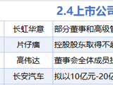 2月4日增减持汇总：长安汽车等4股增持 盛科通信等19股减持（表）