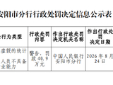 广发银行安阳分行被罚40.9万元：提供虚假的统计资料、相关人员不具备反假专业能力