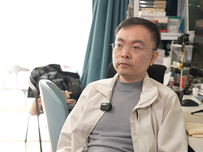 与蔡磊对话的照片