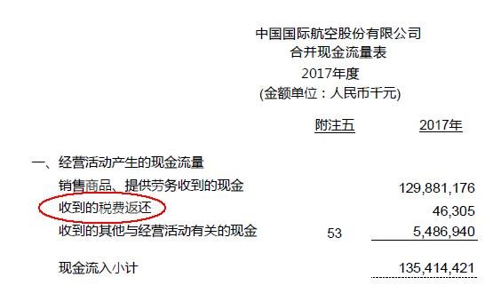 国航税费返还