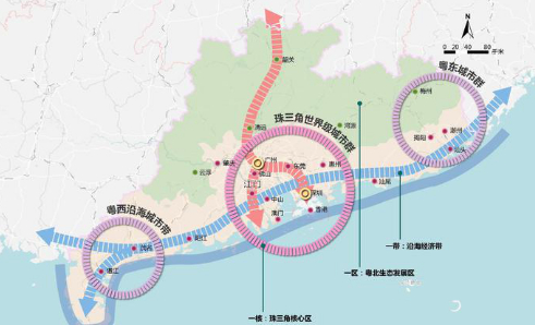 银湖湾滨海新区同时处在“珠三角核心区“和”沿海经济带“，战略位置突出