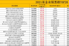 2021年QDII基金黑榜：万琼管理博时中证全球中国教育ETF亏54% 尤柏年、邵文婷、余海燕等大咖“折戟”